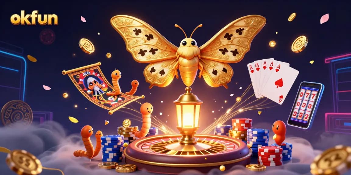 Engage with okfun by spinning exciting slot machines and winning big with colorful casino elements.