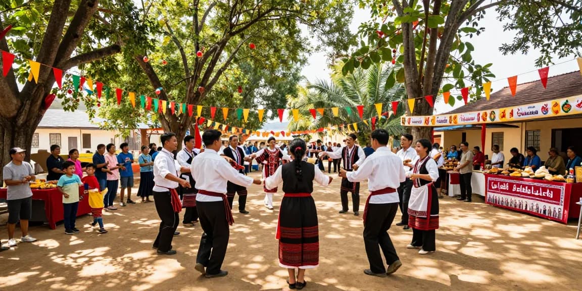 Village festival in Baadale celebrates local culture and community life, highlighting rokok88 slot traditions.