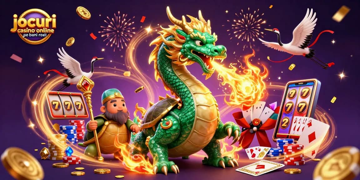 Joacă jocuri casino online pe bani reali cu dragonul de jad și sloturi captivante.