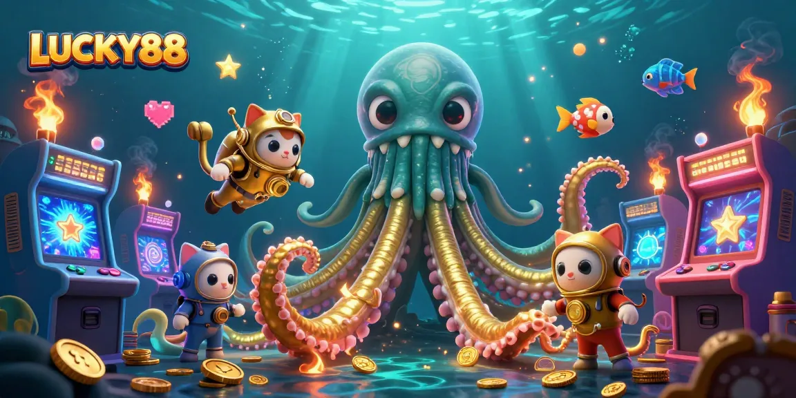 Engage in thrilling adventures with LUCKY88's vibrant underwater world filled with treasure and excitement.