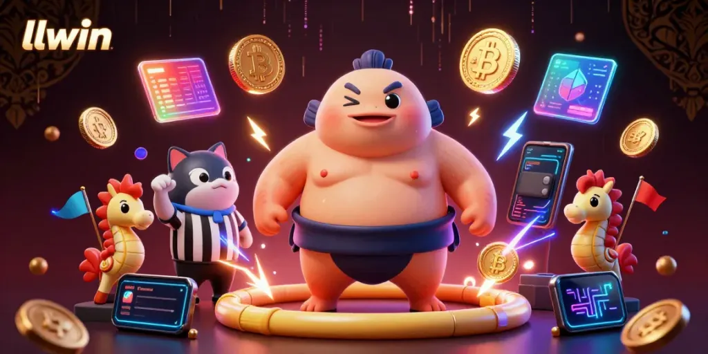 Engage with exciting gaming features at llwin featuring animated characters in an underwater casino.