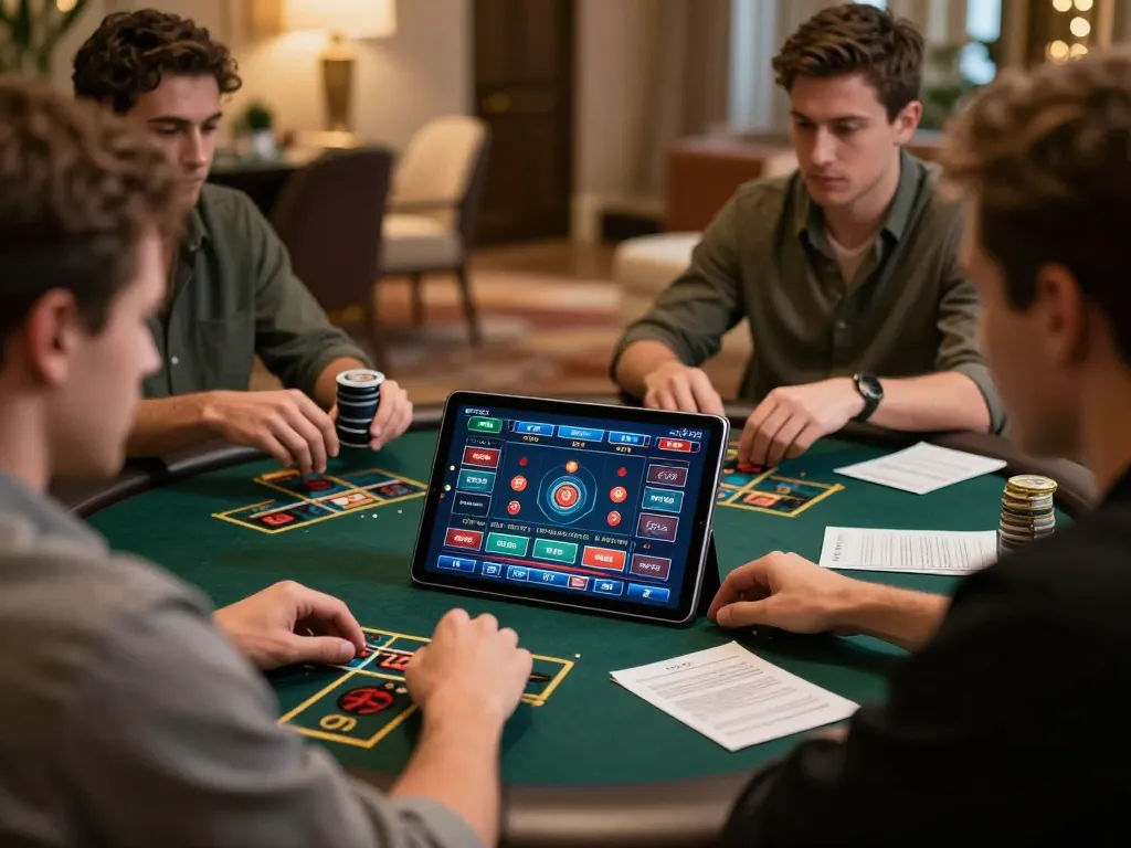 Players engage in online gaming at MM88, showcasing focus on betting strategies and options.