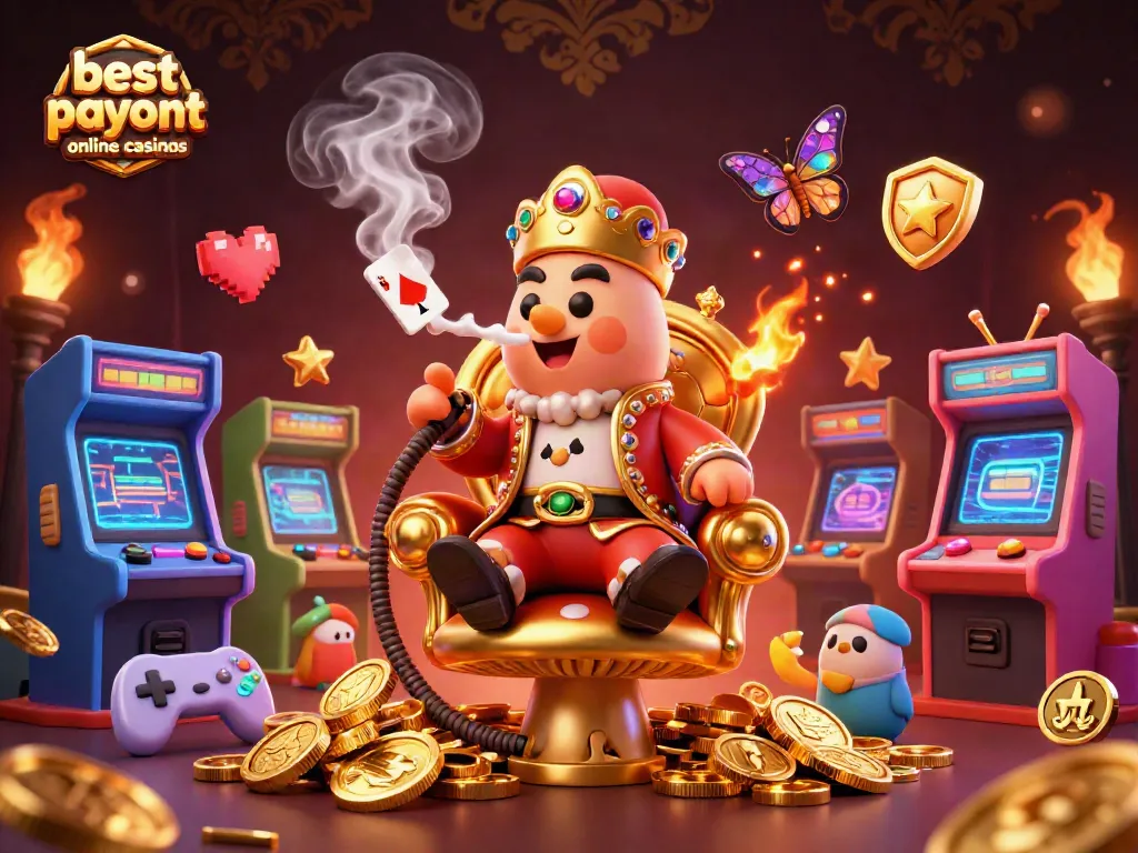 Experience the best payout online casinos with high-stakes poker thrills and vibrant gaming elements.