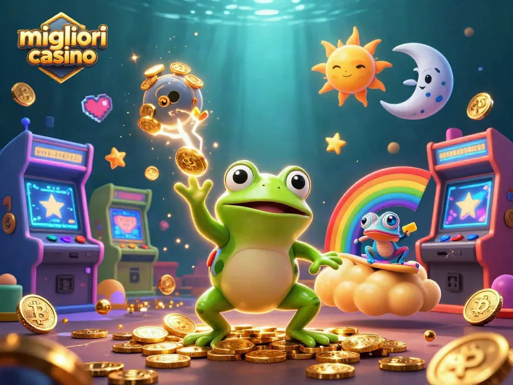 I migliori crypto casino offrono esperienze ludiche ricche in un'affascinante illustrazione 3D.