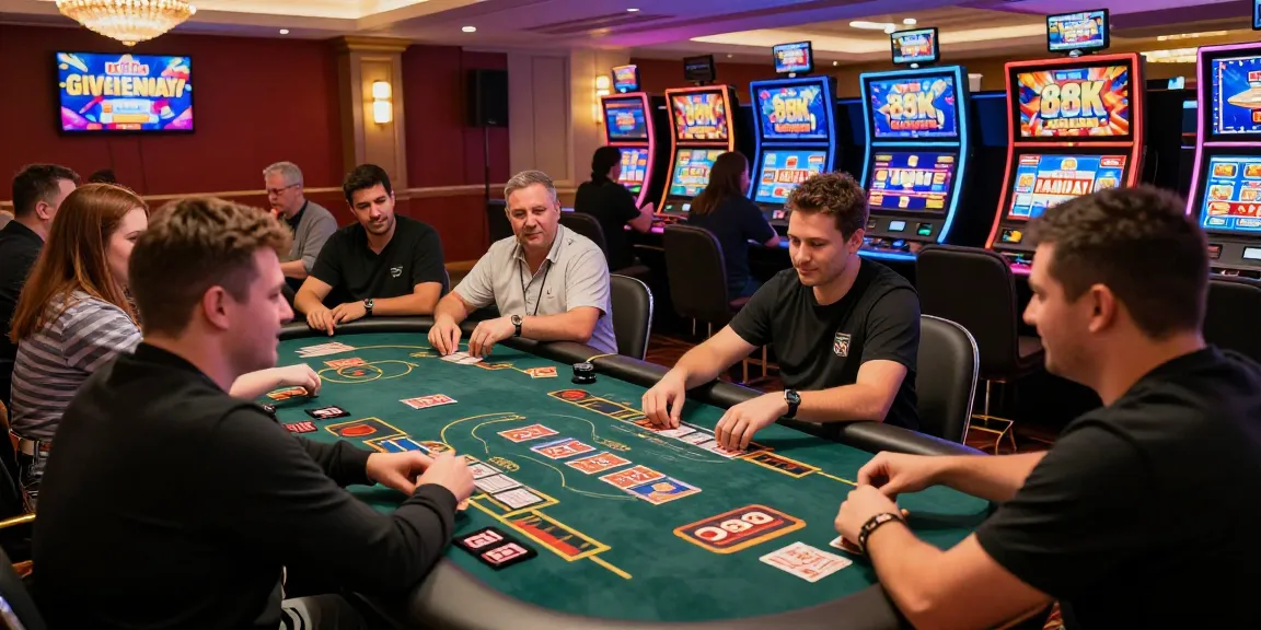 yo88 online casino experience featuring diverse players enjoying card games and slots with vibrant atmosphere