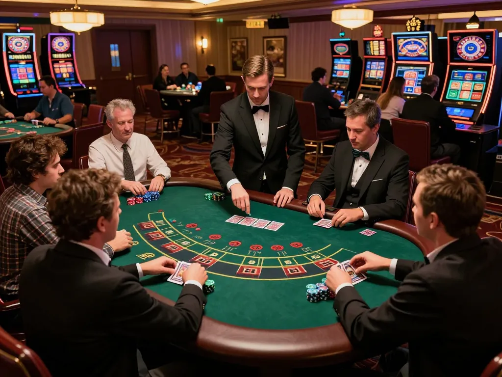 gg88 players enjoying blackjack gameplay at a dynamic casino table with exciting atmosphere