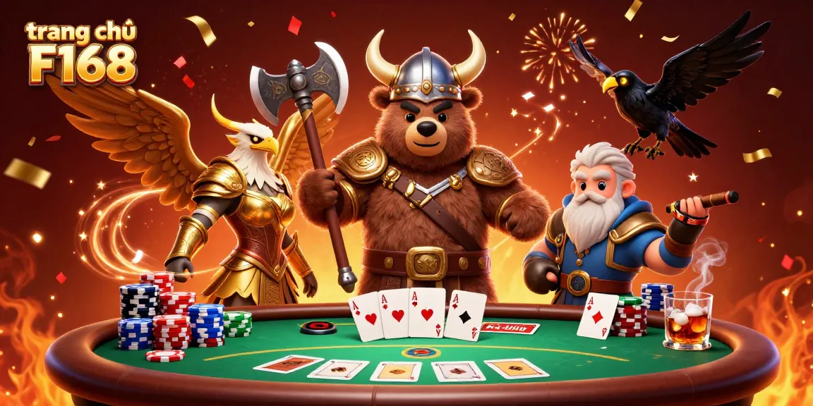 Experience the excitement at trang chủ F168 with dynamic poker elements and engaging characters.