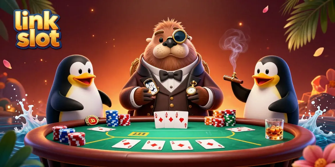 Ikuti aksi link slot yang mendebarkan dalam adegan poker bawah laut yang menampilkan karakter unik dan elemen kasino yang penuh warna.