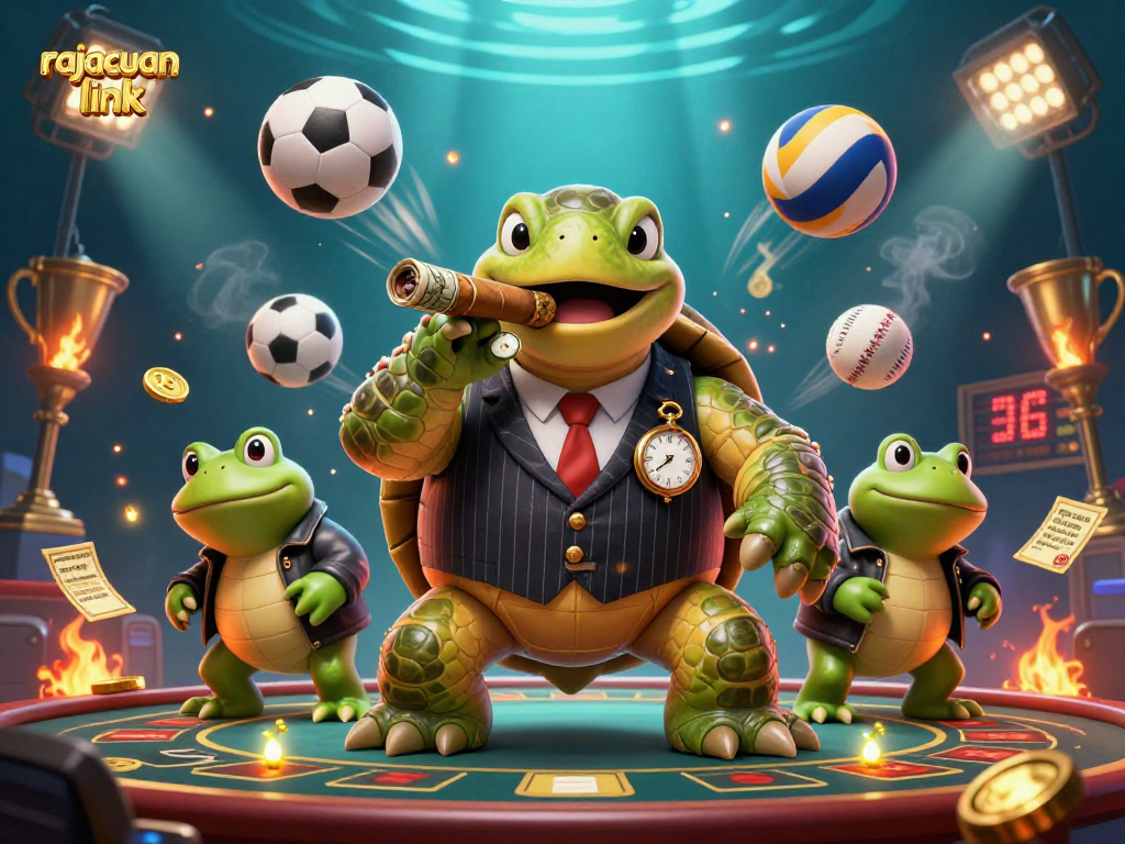 Engage with rajacuan link as the snapping turtle and bullfrog enforcers brighten the sports betting scene.