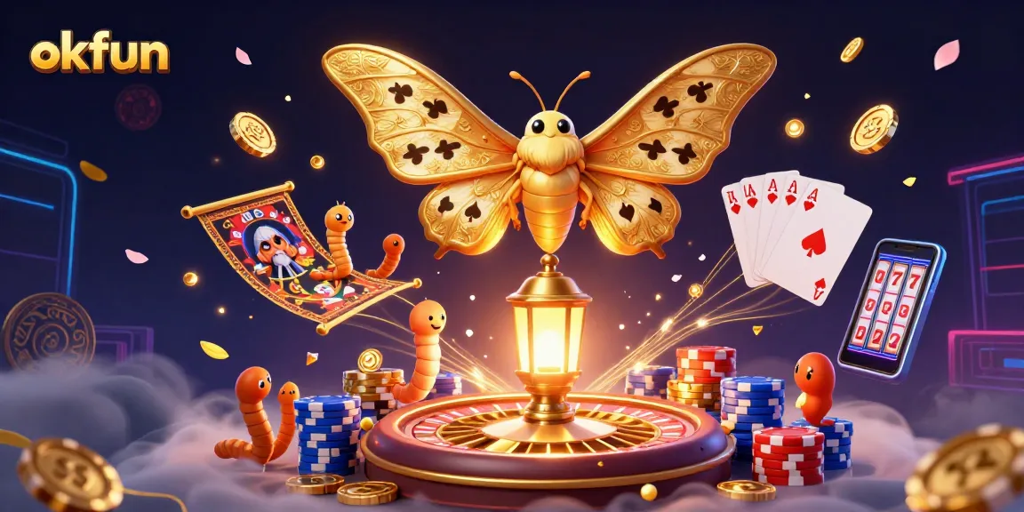 Engage with okfun by spinning exciting slot machines and winning big with colorful casino elements.