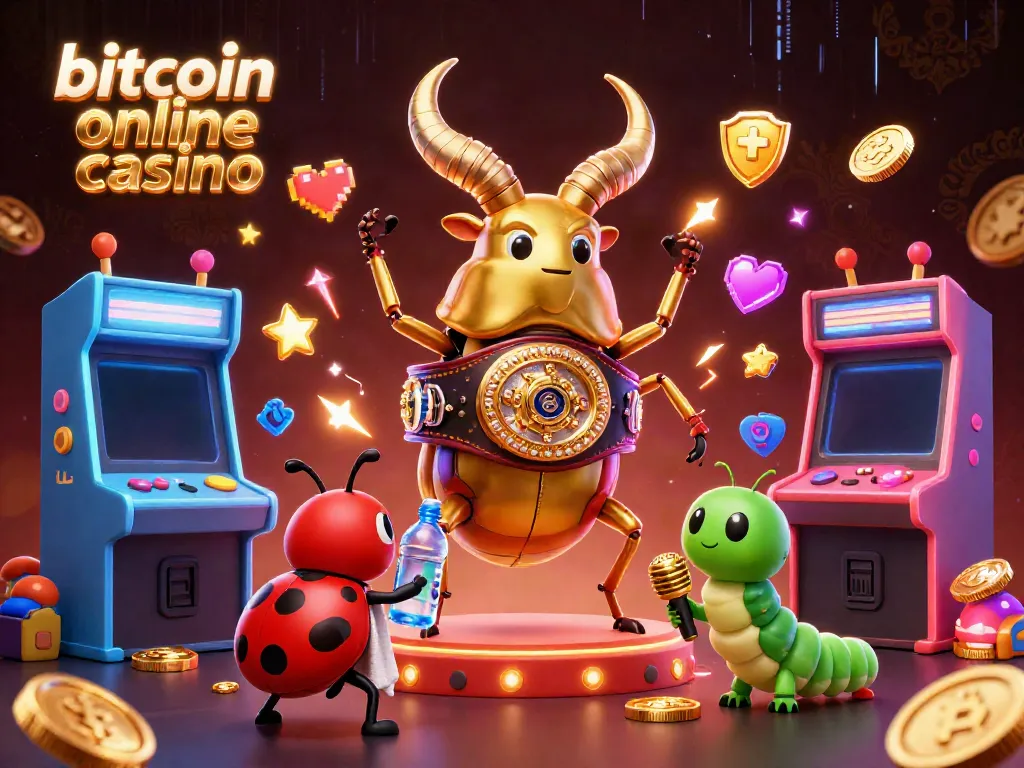Engage in thrilling gameplay at a bitcoin online casino with vivid, dynamic characters and game elements.