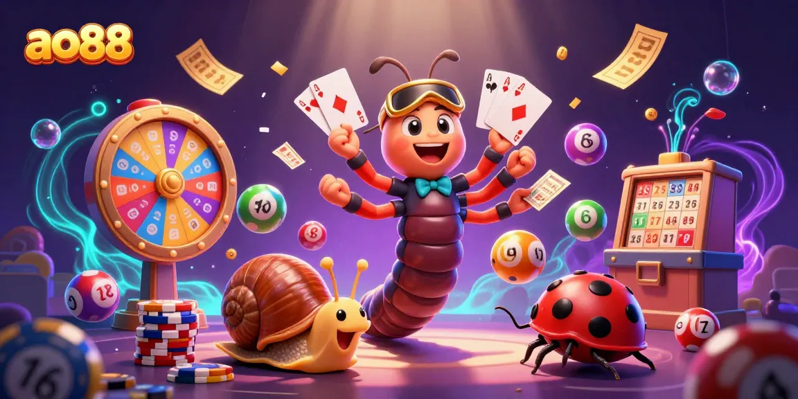 Engage in thrilling games at ao88 with lively characters and vibrant lottery action!