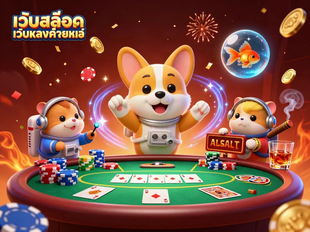 เล่นเกมสล็อตเว็บตรงค่ายใหญ่ในคาสิโนสุดล้ำกับหมาน้อยและปลาทอง