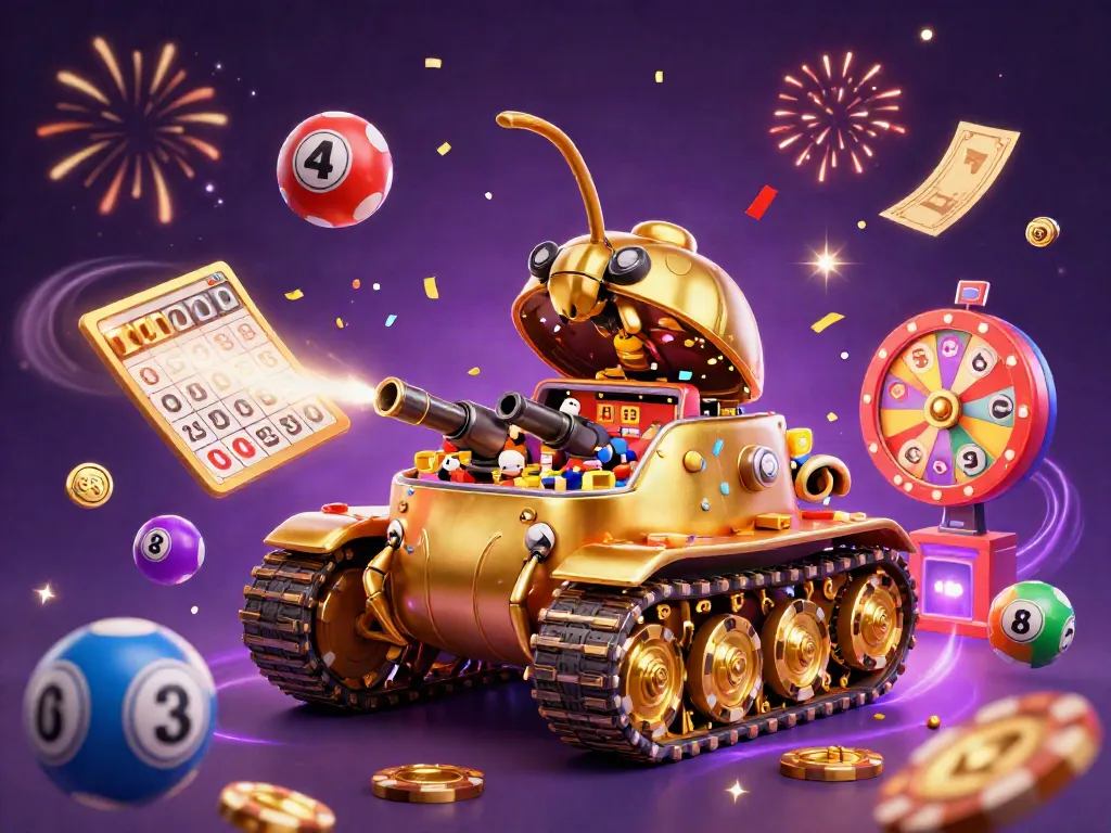 Experience dynamic gameplay at febet with a golden beetle tank casino bursting with excitement.