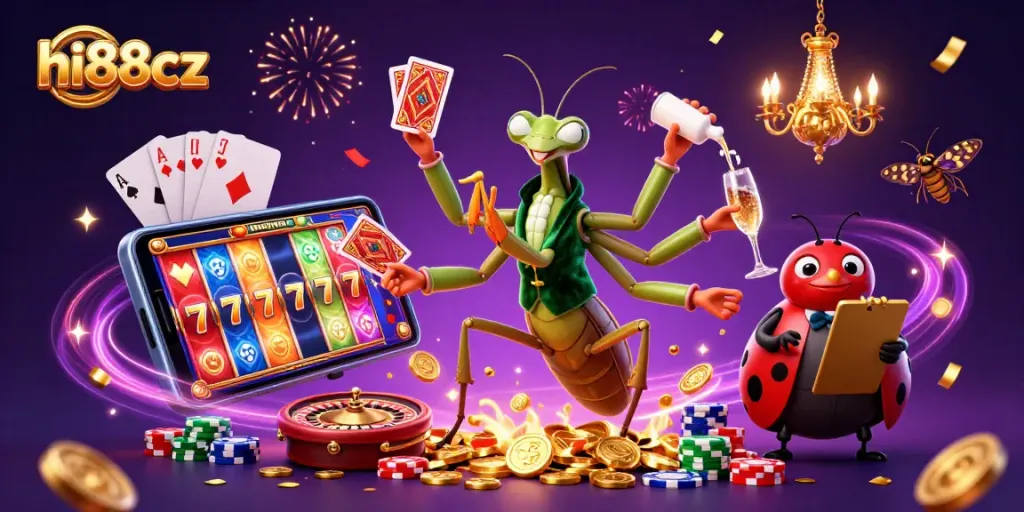 Engage with hi88cz's thrilling casino experience featuring dynamic card games and vibrant slots.