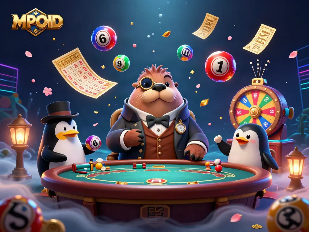 MPOID offers vibrant underwater poker action with a jolly walrus, penguin dealer, and a bluffing pufferfish.