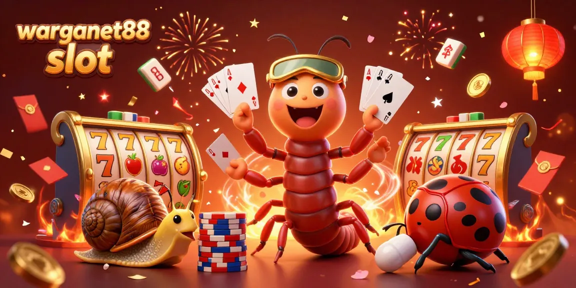 Experience vibrant action with warganet88 slot featuring lively characters in a casino scene.