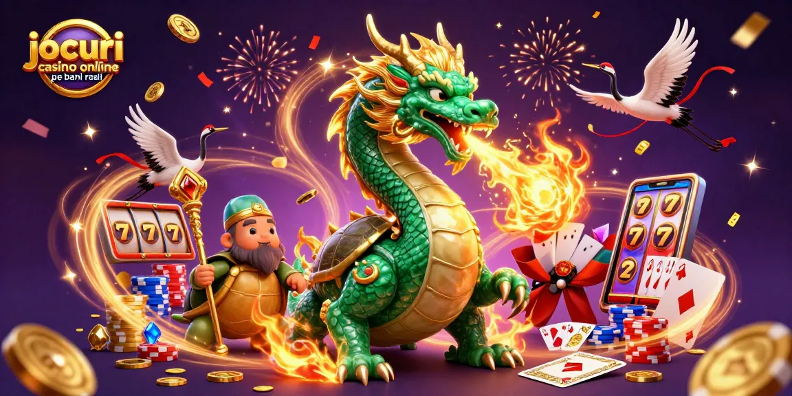 Joacă jocuri casino online pe bani reali cu dragonul de jad și sloturi captivante.