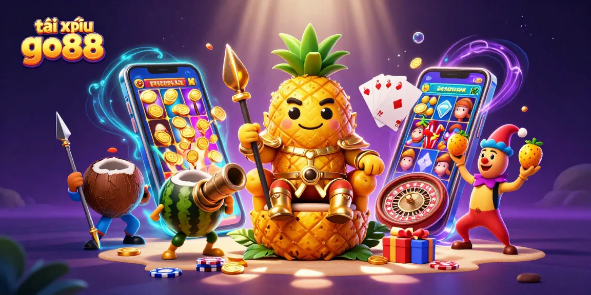 Engage with the thrill of tài xỉu go88 in this vibrant casino scene filled with action and excitement.