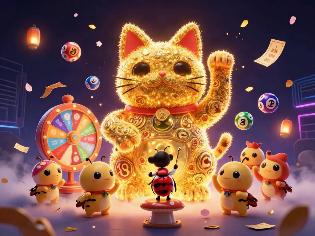 Engage with ku88 by exploring a dynamic scene with a lucky cat and exciting casino elements.