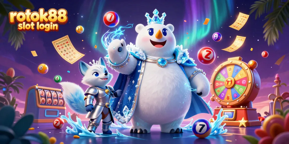 Engage in thrilling entertainment at rokok88 slot login with dynamic lottery elements and vibrant casino visuals.