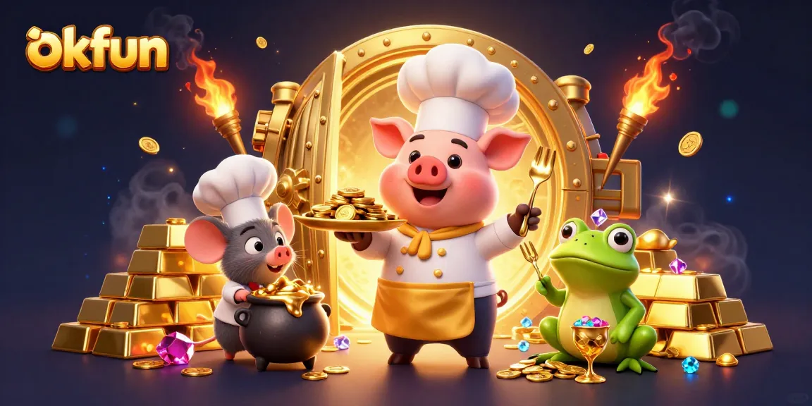 Experience top-tier gaming thrills with okfun's vibrant casino scene filled with riches.